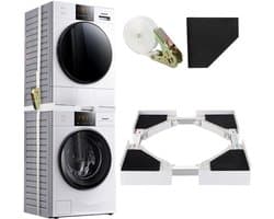 Garpex® Tussenstuk Wasmachine Droger – Stapelkit Wasmachine Droger - Universeel Verstelbaar