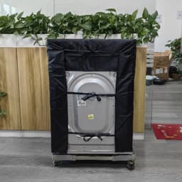 Wasmachinehoes voorlader - Beschermende behuizing voor wasmachine en droger - Thuiswas afdekking met rits — thumbnail 3