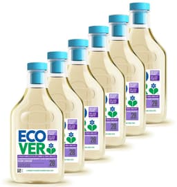 Ecover - Vloeibaar Wasmiddel Kleur - Voordeelverpakking 6 x 1 L - 168 wasbeurten - Kleurbescherming & Pluisverwijdering - Plantaardig & Biologisch afbreekbaar — thumbnail 1
