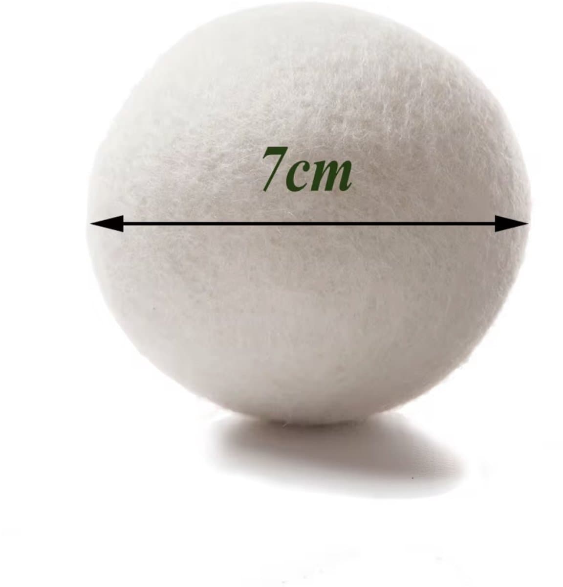 Set van 6 XL Drogerballen – 100% Natuurlijke Schapenwol – Duurzame en Herbruikbare Wasdrogerballen – Anti-Kreuk – Bespaar Energie – Fris Resultaat — afbeelding 1