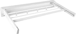 Uitschuifbaar wanddroogrek - Aluminium ABS wit - Opvouwbaar - Grote draagkracht - Ruimtebesparend - Roestvrij - Voor binnen en buiten — thumbnail 1