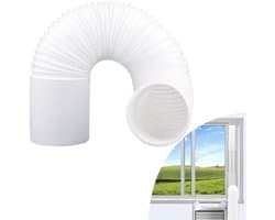 Mobiele airconditionerslang - Airconditionerslang in PP-materiaal, diameter 15 cm met 2 m lengte, universele slangsetA