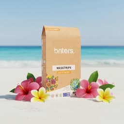 Briters Wasstrips Exotic Boost - 100 Wasbeurten - V-Label gecertificeerd (vegan) – Dermatest goedgekeurd (hypoallergeen) – biologisch afbreekbaar — thumbnail 2