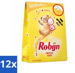 12 x Robijn Geurbuiltjes Zwitsal 3 stuks per verpakking - Zwitsal Geur - Babygeur - Geurbuiltjes - Kastgeur - Ladegeur — thumbnail 1