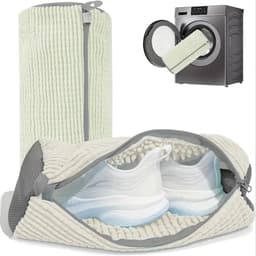 Grote Schoenwaszak Anti-Slijtage 360° Driedimensionale Bescherming Wasmachine Universeel - Zware Rits Wasbaar (- Herbruikbare Sneakers/Kleding Waszakken, Reizen & Cadeaus Favoriete Keuze), Waszakken — thumbnail 1