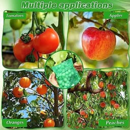 Druivenbeschermzakken 120 stuks - Fruitbescherming met Trekkoord 20x30 cm — thumbnail 2