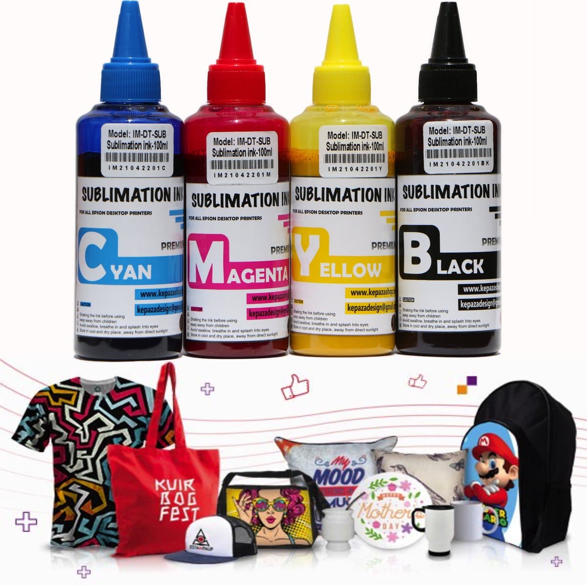 Sublimatie Inkt CMYK — afbeelding 1
