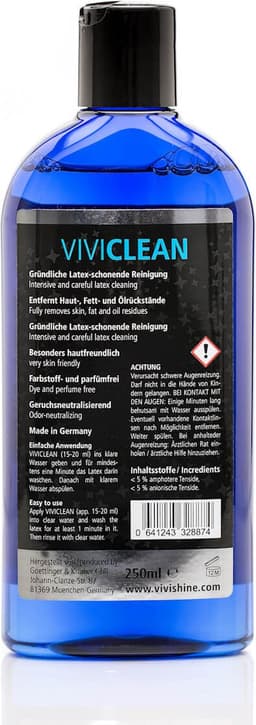 Vivishine ViviClean - Reinigt en Ontsmet Jouw Latex Kleding Grondig - 250ml — thumbnail 2