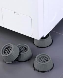 Wasmachine Poten - Onderzetters - Trillingsdempers Wasmachine - Verhoger - Extra Dik - Wasmachine Dempers - Droger - Vaatwasser - Trillingsdempers - Schokdemper - 4 Stuks — thumbnail 1