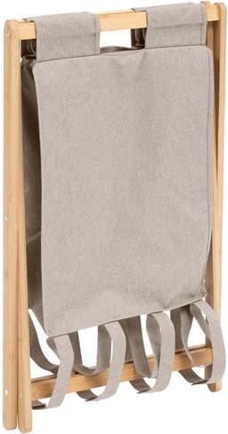 5Five Tidybox Opvouwbare Wasmand 50L - 46x36x68cm - Grijs — thumbnail 1