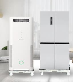 Livista® - Verstelbare Wasmachinestandaard - Wit - Max.300 kg - Geschikt voor Koelkast/Wasmachine/Droger/Vrieskast - Universele Standaard — thumbnail 4