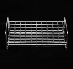 Reageerbuis Droogrek Roestvrij Staal 18.5Mm 50 Gaten - Roestvrijstalen Reageerbuisrek Houders . — thumbnail 5