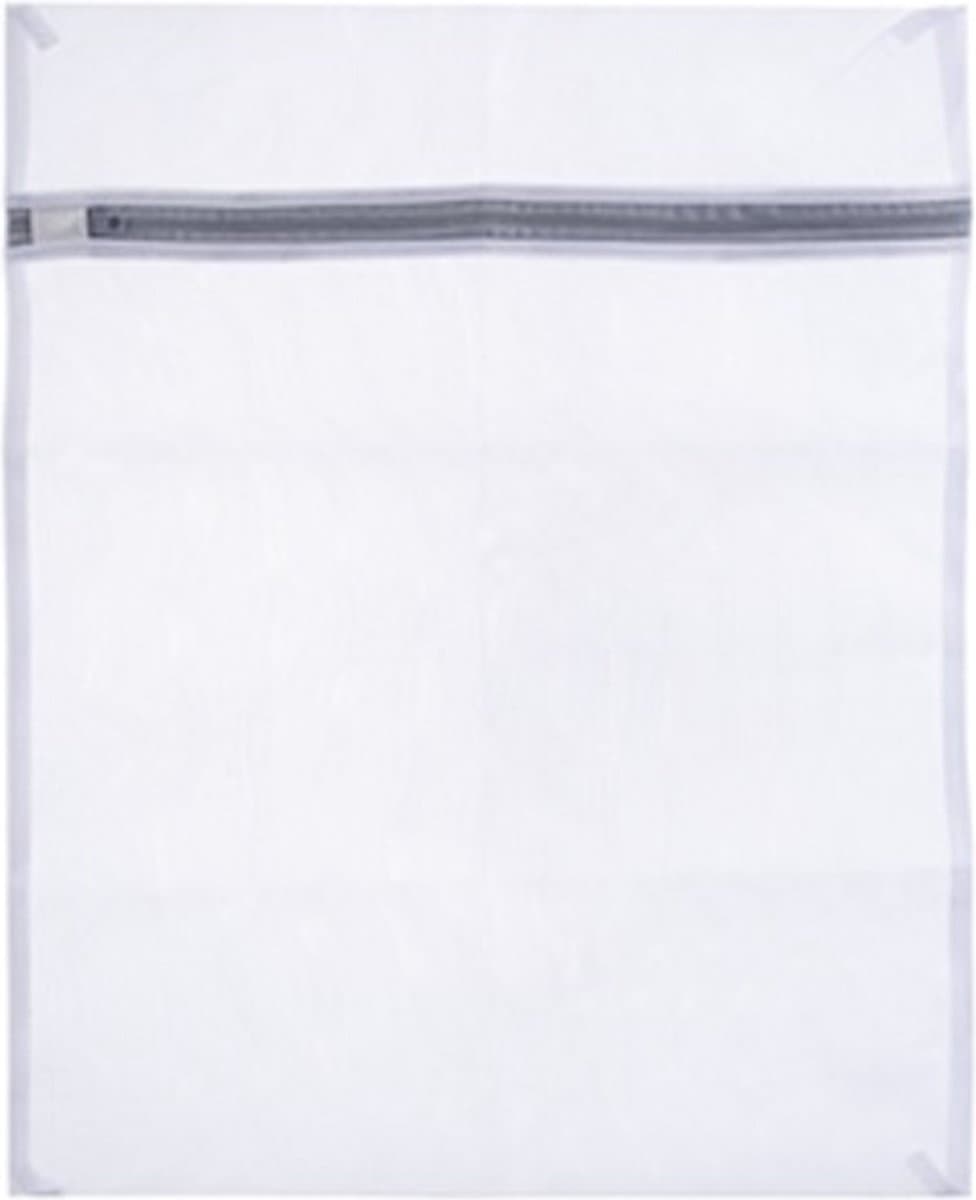 Stevige Waszak voor delicaat wasgoed - lingerie/bh waszak - wit - 50 x 40 cm — afbeelding 1