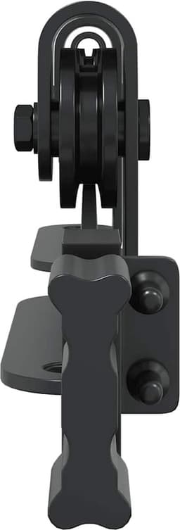 vidaXL - Ophangset - voor - schuifdeur - 200 - cm - koolstofstaal — thumbnail 3