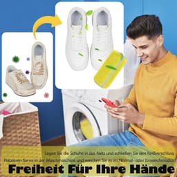 Schoenwaszak voor de wasmachine - 360° reiniging voor sneakers en sokken — thumbnail 4