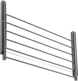 Droogrek - Opklapbare badkamerdroger aan de muur gemonteerd - 80 cm Zilver — thumbnail 5