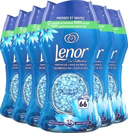 Lenor Geurbooster Zeebries - Geurparels - 6x11 Wasbeurten - Voordeelverpakking 6x 154 gram — thumbnail 1
