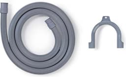 Nedis Afvoerslang - 21 mm - 19 mm - 1.5 Bar - 2.50 m - Toepassing: Schotel / Wasmachine - Grijs — thumbnail 5