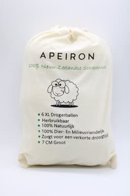 Drogerballen - Droogballen - 6 XL Wasbollen - Droger - Duurzaam - Wasmachine - Wasverzachter - Energie Besparen - Zero Waste - Schapenvacht - Wol — thumbnail 1