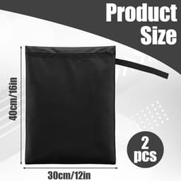 Solidchoice - Waterdichte Waszak met Ritssluiting voor Natte Kleding — thumbnail 2