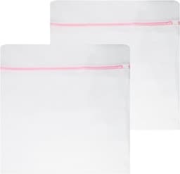 Thijox - Set van 2 Premium Wasnetten voor Wasmachine 60 x 60 cm, Waszak met Verborgen Ritssluiting, Bescherming tegen Vervorming en Vouwen voor Fijne — thumbnail 4