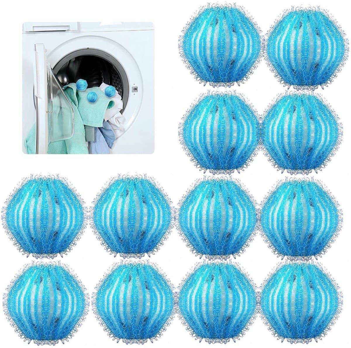 Solidchoice - 12 Stuks Lintballen voor het Vangen van Dierenhaar — afbeelding 1