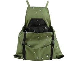 Oogstschort - Plukschort Tuin - Fruit Verzamelen - Snelle Sluiting Systeem - 60x50x20 cm - Legergroen