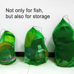 Visnet Tas - Vangnet Opbergtas - Buitenactiviteiten Opslag - Efficiënte Droging - 60x40cm - Groen — thumbnail 2