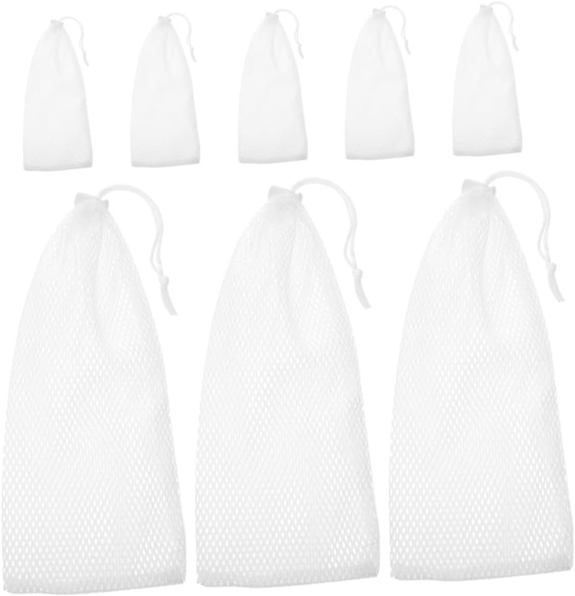 Voederzakken Vogels - Hangende Netzakken - Vogels Voeren - Herbruikbaar Polyester - 8 Stuks - Groen — afbeelding 1