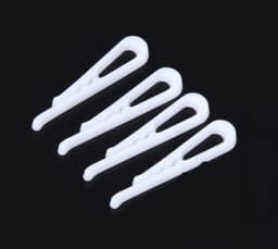 Wasknijpers - Kledingclips - Kleding Vasthouden - Met Tanden - 2000 Stuks - Wit — thumbnail 4