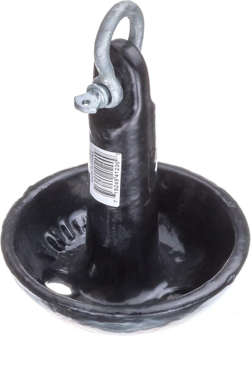 Paddenstoel anker - Boot anker - Watersport stabiliteit - Vinyl gecoat gietijzer - 36 kg - Grijs — afbeelding 1