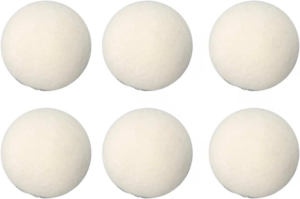 Drogen Ballen Vilten Bal Wol Bal Bal Wasdroger Kleding Statische Verwijdering Kledij 6 Stuks Voor Kleding Smeltbare Zoom Tape (4 cm) — afbeelding 1