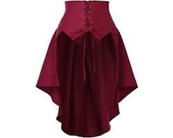 Steampunk Dames Rokken Taille Riem Voor Vrouwen Ruches Pirate Corset Kostuums