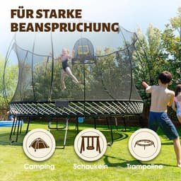 SnelShoppen - Ground Anchor Heavy Duty 4 Pack - Grondpennen Set voor Tenten, Trampolines en Grondbevestiging - Gemakkelijk te Installeren en Sterk — thumbnail 5