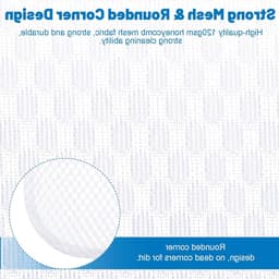 Duurzame Waszakken voor Delicate Kleding - 3 Pack Honingraat Mesh met Rits, Herbruikbare Waszakken voor Ondergoed, Sokken en Bh (12 x 15,7 inch + 16 x 20 inch + 20 inch) — thumbnail 2