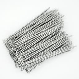 SnelShoppen - 100 Stuks Ø3mm Grondankers - 150x25mm Fixeerankers van Staal - Sterke Grondspikes voor Tuin, Camping, Gras en Kunstgras — thumbnail 3