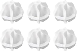 SnelShoppen - Pack van 6 Wasballen voor Donsjassen, Herbruikbare Drogerballen, Wasballen voor Wasmachine, Duurzaam en Milieuvriendelijk, 17g per bal — thumbnail 1