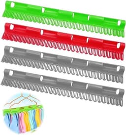 Sokken Droogrek – 4 Stuks – Winddichte Kledinghangers met Klemmen – Voor Sokken, Ondergoed, Handdoeken en Kleding – Kunststof — thumbnail 1