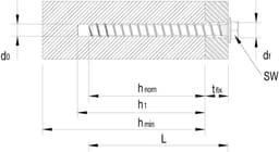 Schroefanker - Montageanker Betonschroef - Bevestigen in Beton - Direct Belastbaar - 10x160 mm - Verzinkt — thumbnail 4