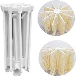 Dailygoods- Pastadroger - Opvouwbaar Droogrek - 10 Uittrekbare Sporten - Maximaal 2 kg Pasta - Geïntegreerde Transportstaaf - Eenvoudig Verse Pasta Maken — thumbnail 5