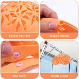 Waszak Schoenen - Waszak Groot - Waszakken voor Wasgoed - Wasnet - Waszakje BH - Premium Siliconen 38x23 cm - Ondergoedwaszak — thumbnail 2