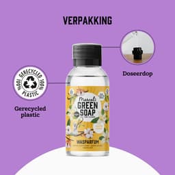 Marcel's Green Soap Wasparfum - Vanille & Katoen - 6 x 250ml - 120 wasbeurten — thumbnail 3
