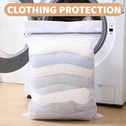 Waszakken 50 x 60 cm - Herbruikbare wasnetten - Stevige rits - Bescherming voor kleding - ShopVlot — thumbnail 5