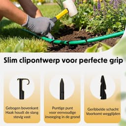 Grondankers set van 100 - 16-20 mm - voor druppelirrigatie - voorkomt draaien van slangen - ShopVlot — thumbnail 3