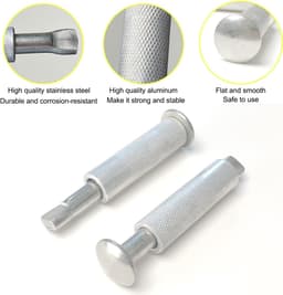 Grondankers voor zwembad - 16 x 65 mm - roestvrij staal - 20 stuks voor stevige bevestiging - ShopVlot — thumbnail 5