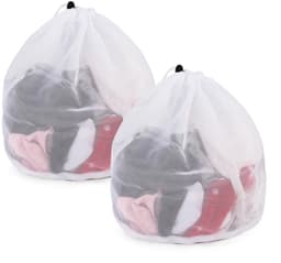 Wasnetten voor Wasmachine, 40 x 50 cm Wasnet met Trekkoord Herbruikbaar Mesh Waszakken Waszak Wasmachine voor Babykleding Beha Ondergoed Sokken Blouse — thumbnail 1