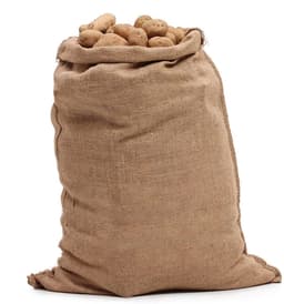 Zaklinnen aardappelzak - Springzakken racezakken - Sportdagen organiseren - Versterkte naden brede opening - 23x21x4 cm - Natuurlijk — thumbnail 1