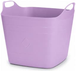 Excellent Houseware Flexibele emmer - paars - 15 liter - kunststof - vierkant - 30 x 29 cm — thumbnail 4