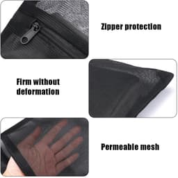 5 stuks rechthoekige waszakken met ritssluiting,wasnetten voor wasmachine,waszak in verschillende maten,beschermend en voorkomt vervorming, voor gordijnen, mantels, donsjacks, tapijten, beddengoed — thumbnail 5