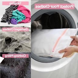 Set van 3 Wasnetten voor de Wasmachine - Ideaal voor Kleding, Sweaters en Sokken (30 x 40 cm) — thumbnail 3
